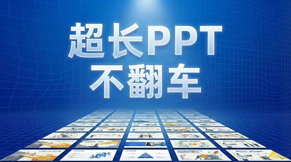 怎样用NotebookLM生成超长的PPT不翻车？