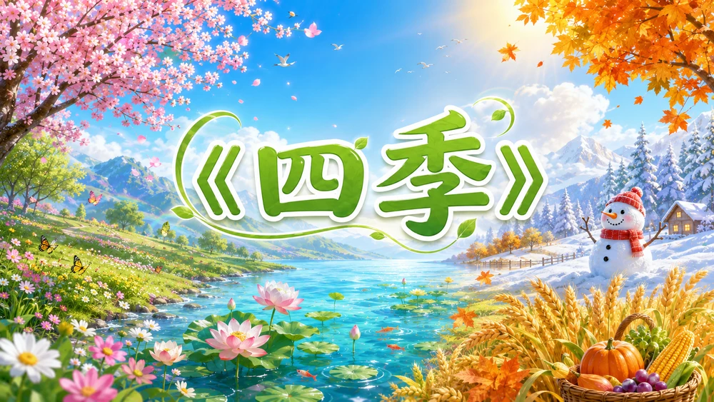 小学语文课件《四季》