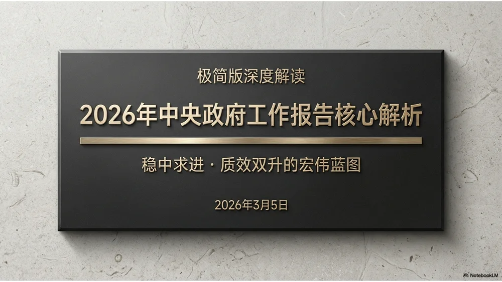 花岗岩黄金纹理风格政府工作报告PPT