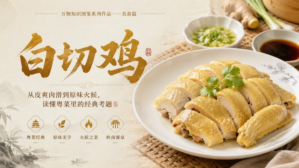 万物知识图鉴系列作品PPT——白切鸡