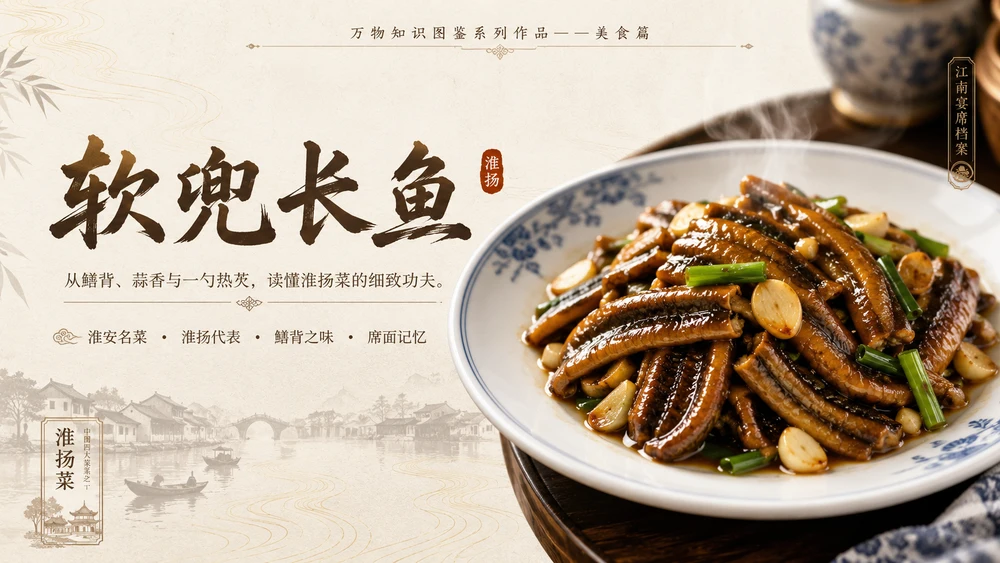 万物知识图鉴系列作品PPT——软兜长鱼