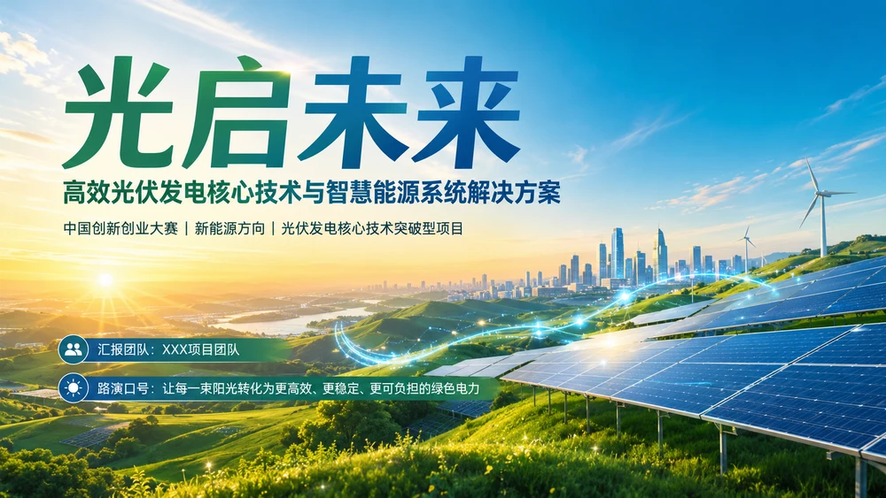 光启未来：高效光伏发电核心技术与智慧能源系统解决方案