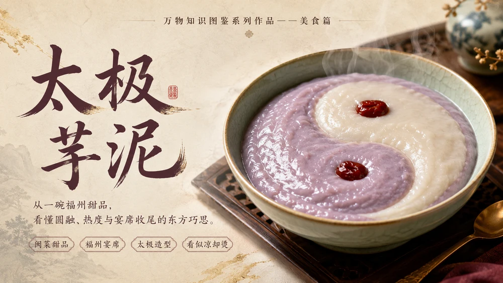 万物知识图鉴系列作品PPT——太极芋泥