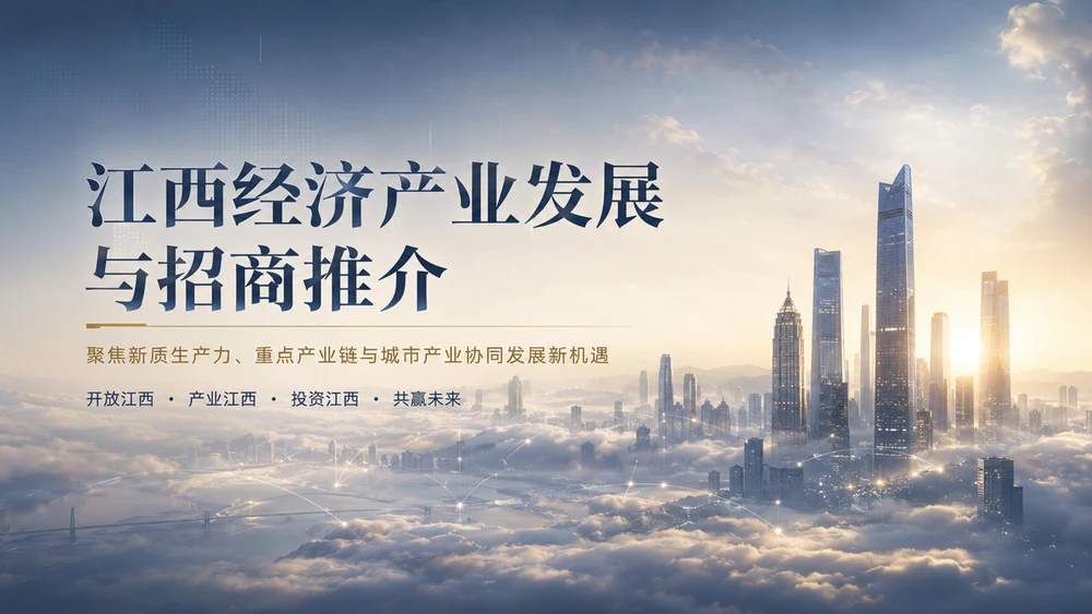 蓝金科技风_江西经济产业发展与招商推介