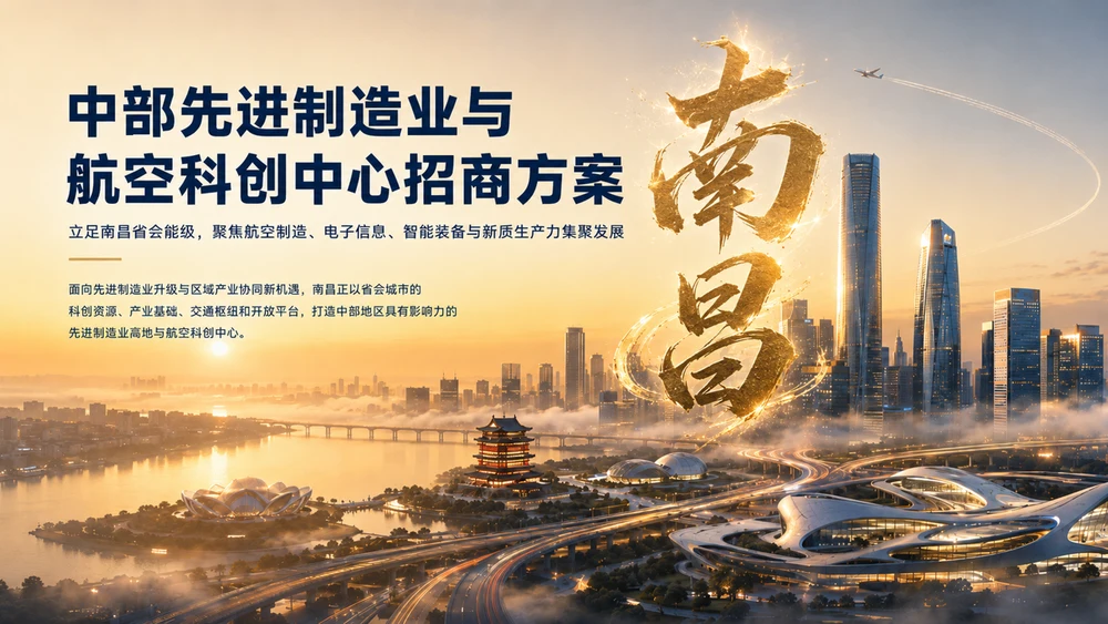 南昌_中部先进制造业与航空科创中心招商方案