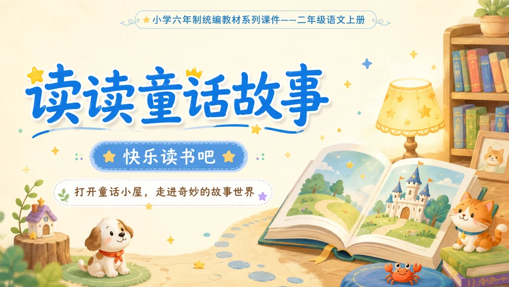 小学六年制统编教材系列课件——二年级语文上册快乐读书吧：读读童话故事