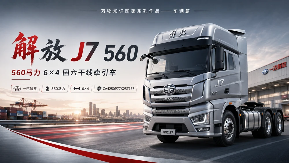 万物知识图鉴系列作品PPT——解放J7_560