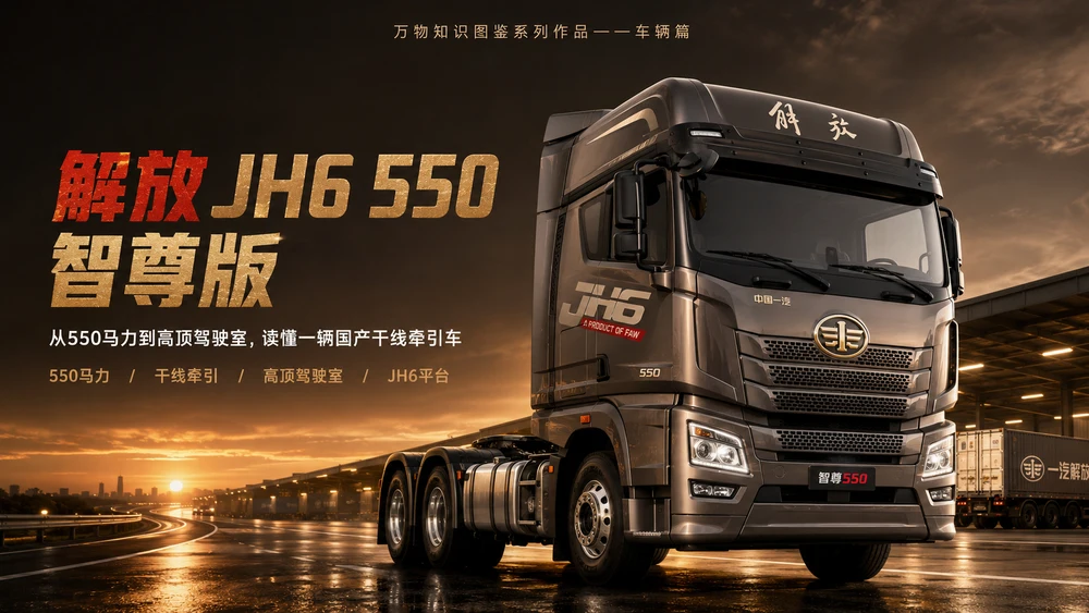 万物知识图鉴系列作品PPT——解放JH6_550智尊版