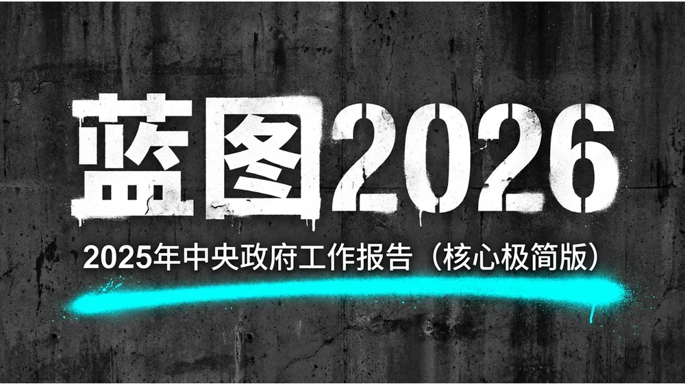 街头荧光涂鸦艺术风格政府工作报告PPT