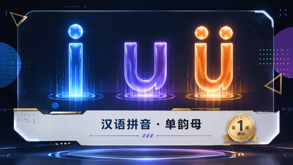 一年级语文统编版上-汉语拼音·iuü第一课时