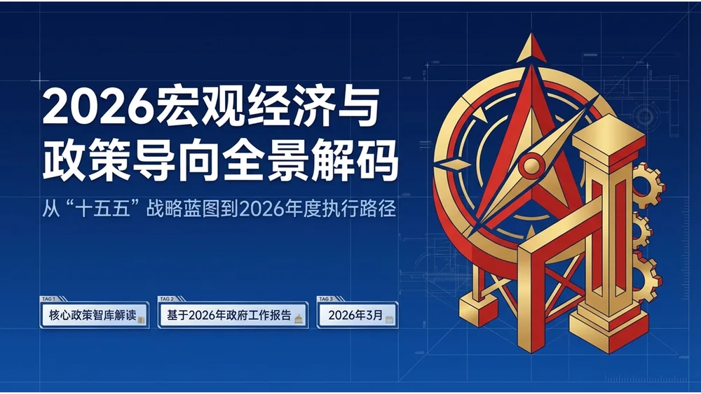 蓝色光明学院派风格政府工作报告PPT