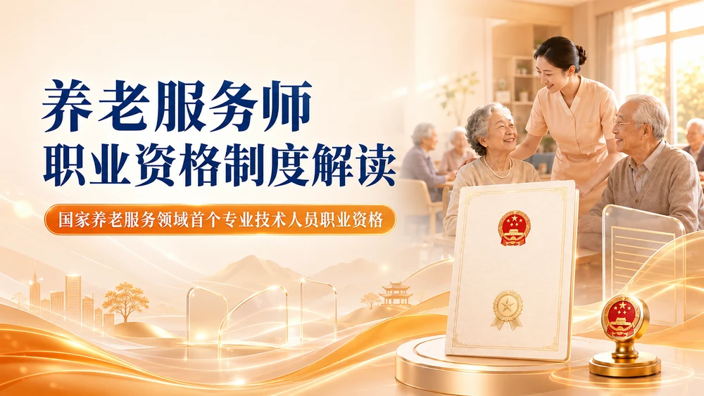养老服务师职业资格制度解读