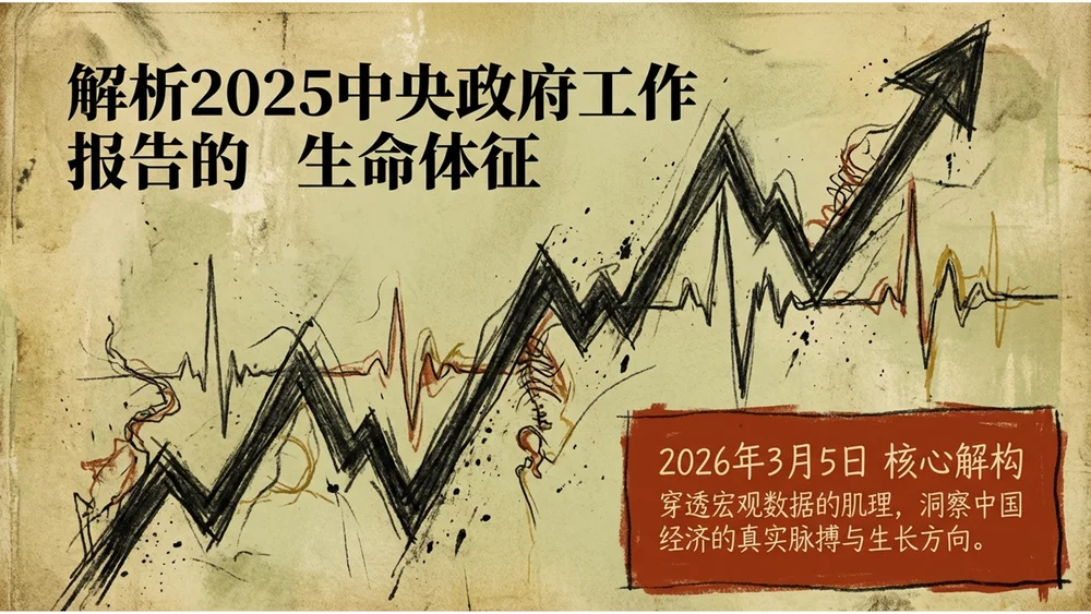 粗糙线条绘制埃贡·席勒风格政府工作报告PPT