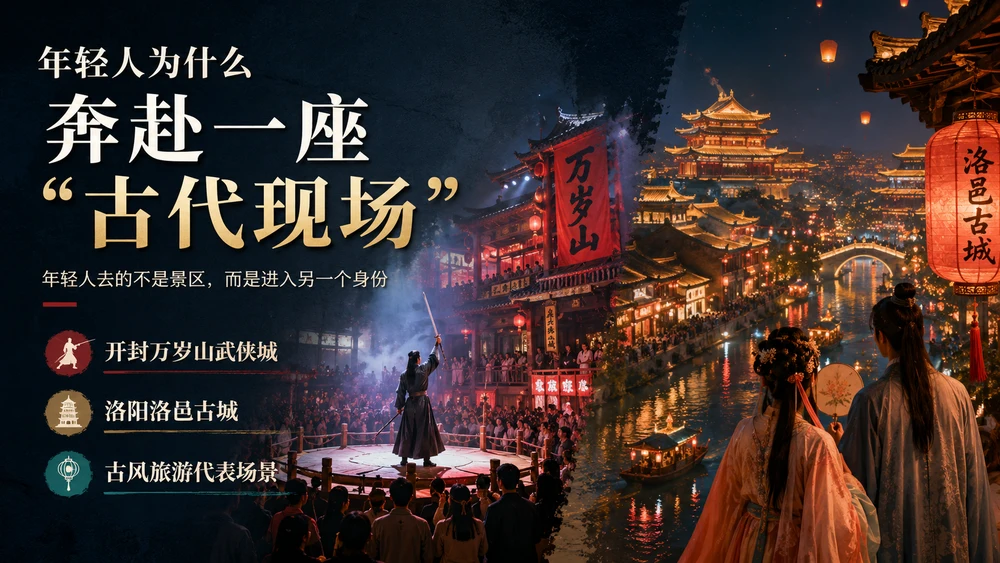 年轻人为什么奔赴一座“古代现场”｜年轻人文旅消费洞察型PPT