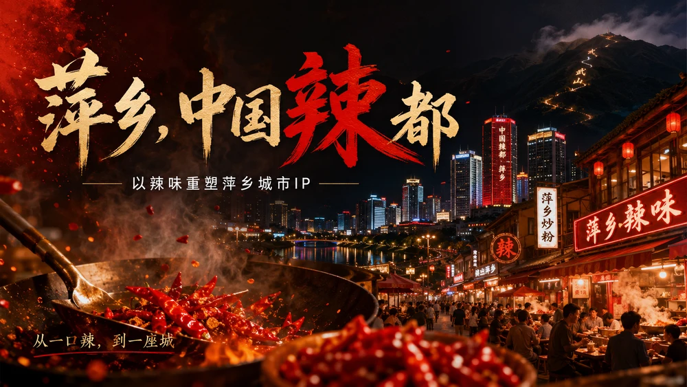 萍乡：中国辣都｜城市品牌传播、文旅传播型PPT