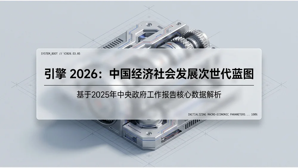 3D立体实拍照片虚幻引擎风格政府工作报告PPT