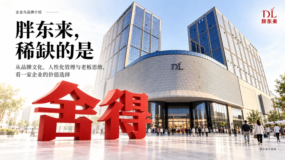 胖东来，稀缺的是舍得｜胖东来企业介绍·品牌解读型PPT