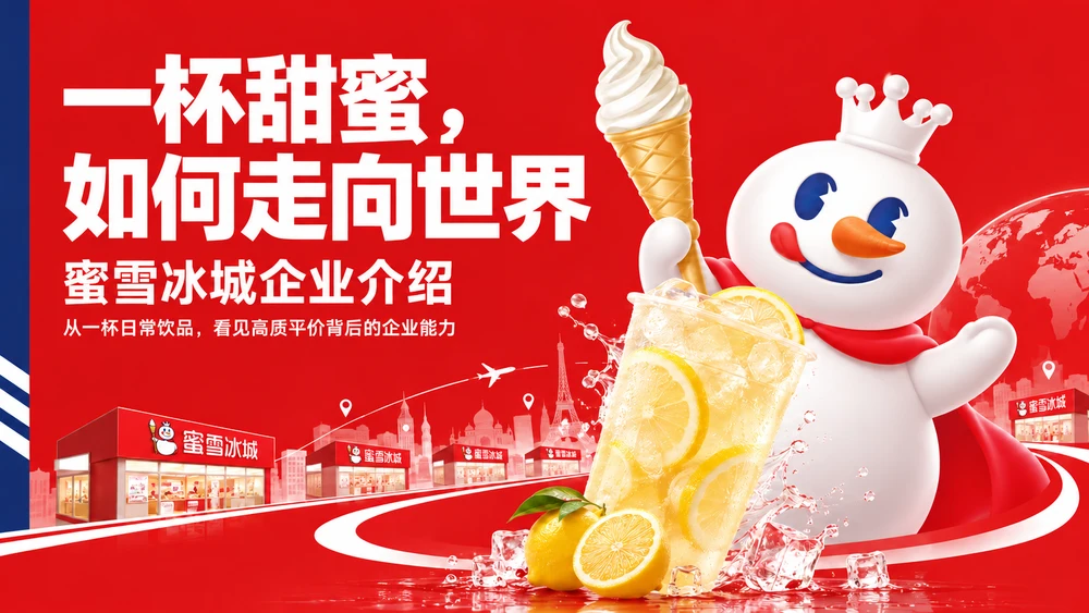 一杯甜蜜，大步走向世界——蜜雪冰城全球化品牌成长之路
