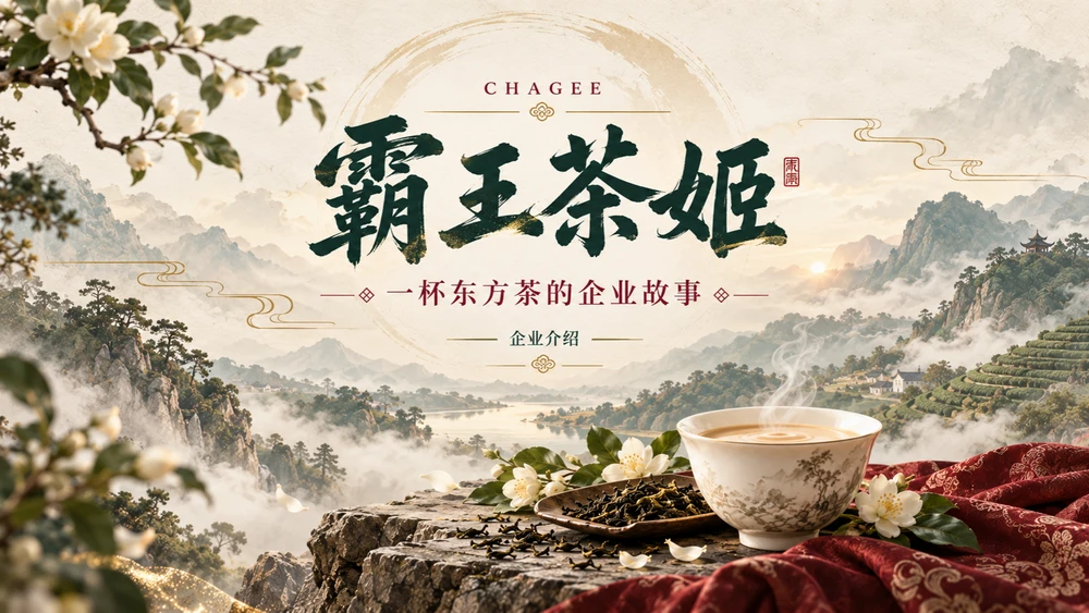 霸王茶姬PPT一杯东方茶的企业故事