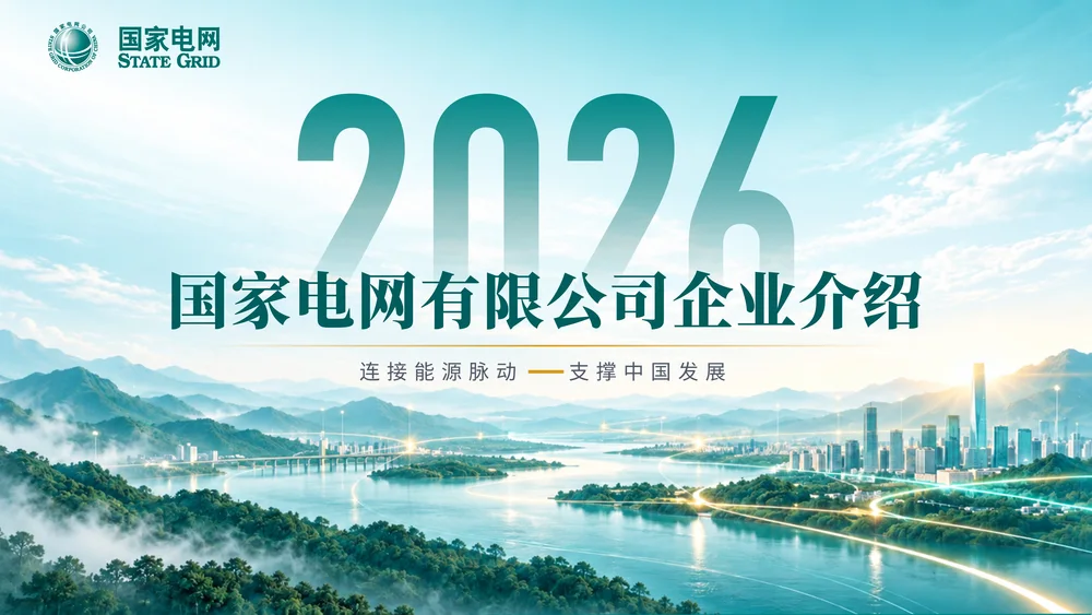 国家电网企业介绍PPT【可编辑】