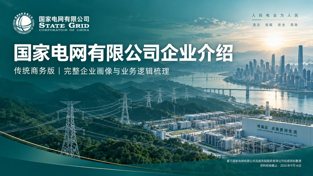 国家电网企业介绍PPT