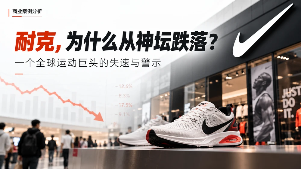 耐克，为什么从神坛跌落？｜商业案例型PPT