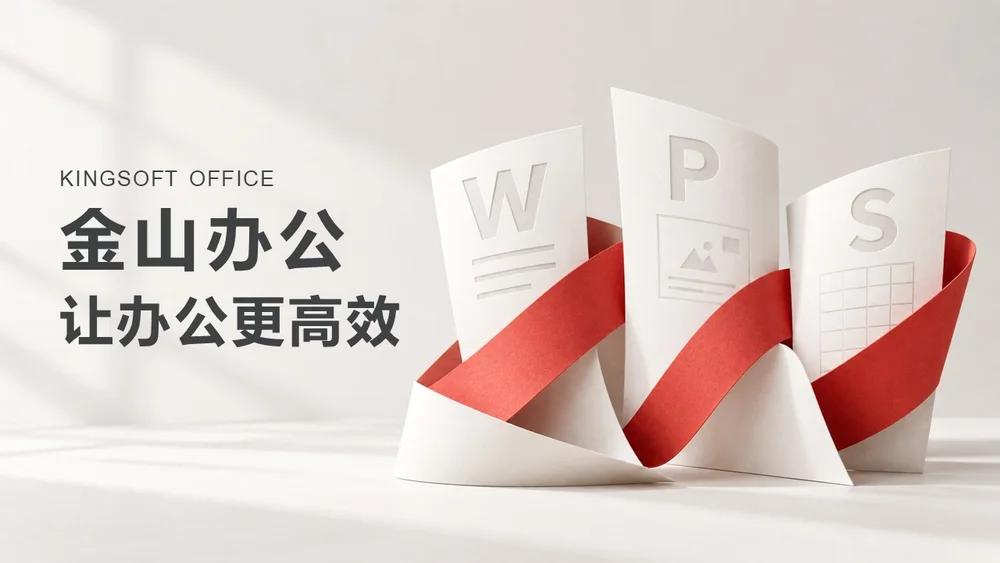 让办公更高效金山OFFICE企业介绍PPT（可编辑）