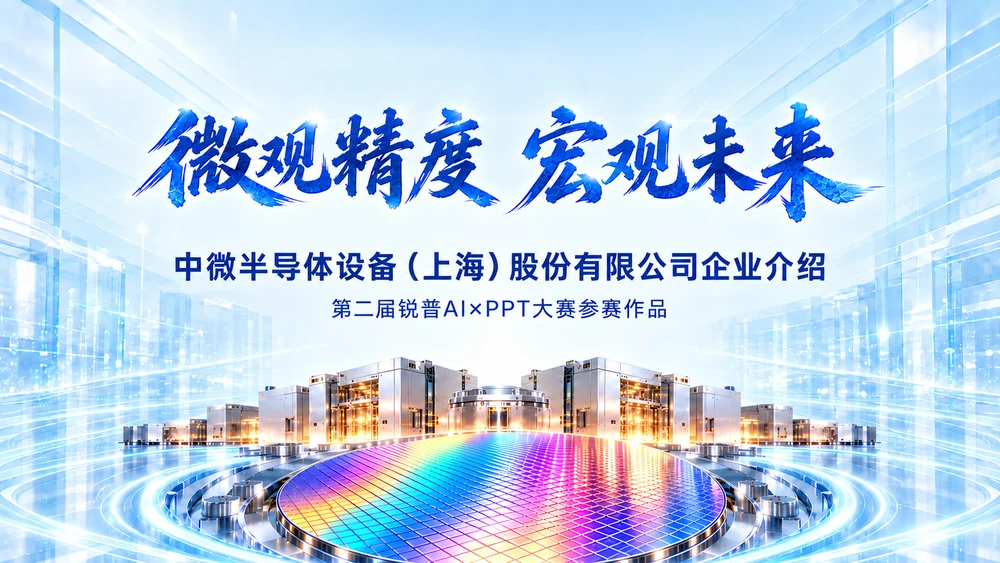 微观精度，宏观未来——中微公司企业介绍PPT
