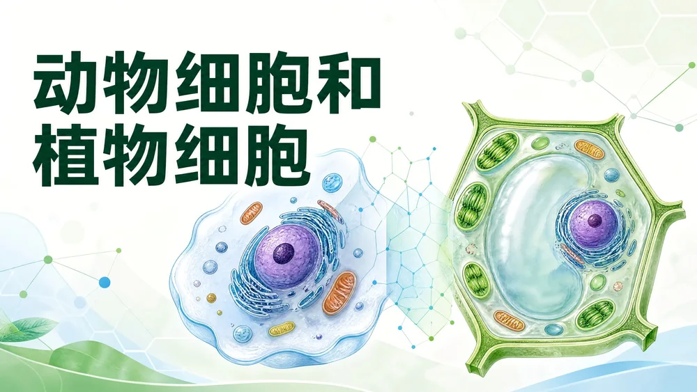 动物细胞与植物细胞结构比较及显微观察课件