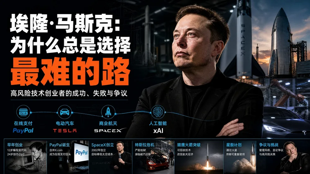 埃隆·马斯克：为什么总是选择最难的路