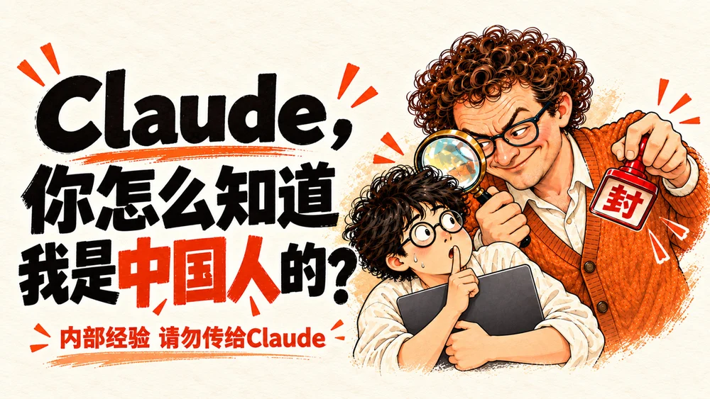 Claude是怎么知道我是中国人的？搞笑版Claude防封指南PPT
