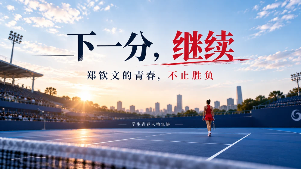 《下一分，继续》——郑钦文的青春，不止胜负