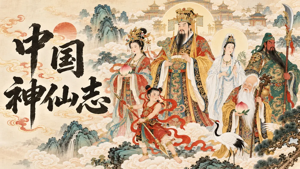 《中国神仙志》101张PPT系统介绍中国各位神仙排行榜
