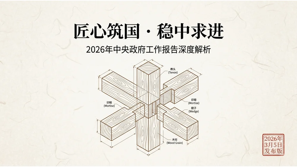 简约日式木作风格政府工作报告PPT