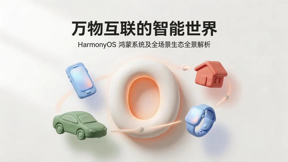黏土风型｜鸿蒙全场景生态解析PPT