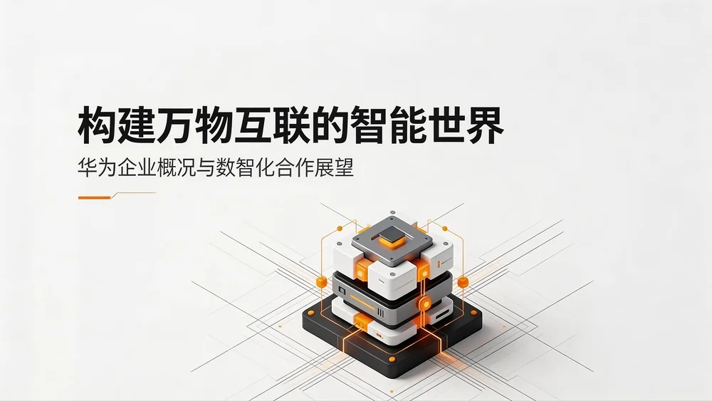 极简数智架构型｜企业合作与数智化展望PPT