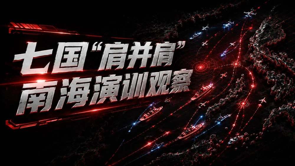 七国肩并肩海上演训观察