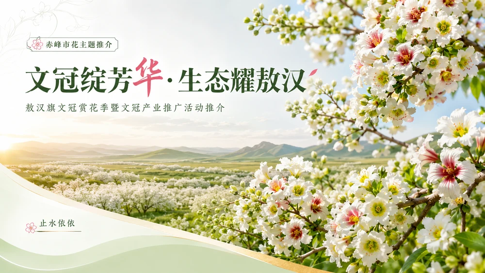 文冠绽芳华・生态耀敖汉——敖汉旗文冠赏花季暨文冠产业推广活动推介