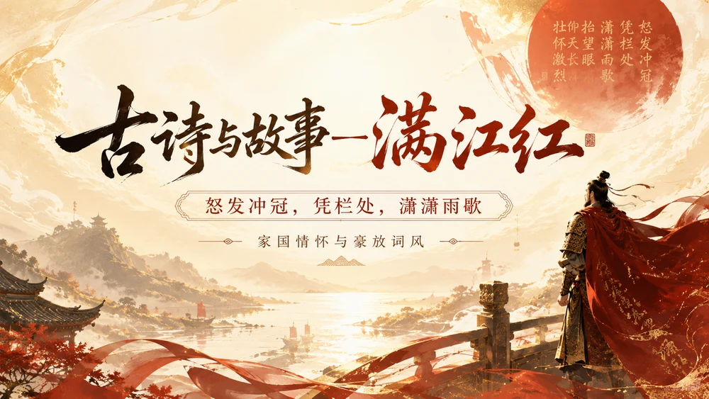 古诗与故事_满江红【新国风】2K
