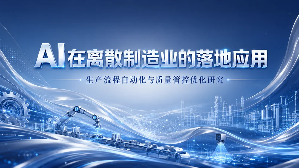AI在离散制造业的落地应用