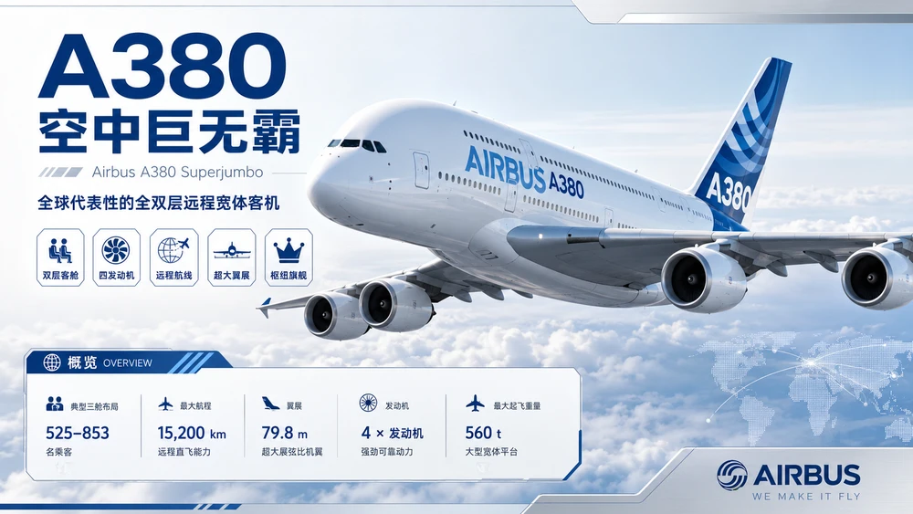 万物知识图鉴——A380大飞机【4K】