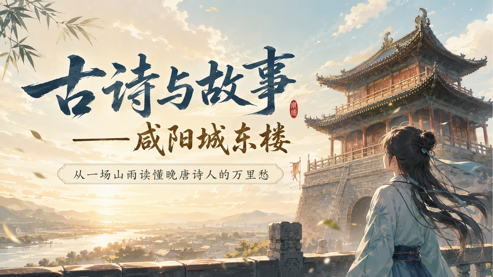 古诗与故事——咸阳城东楼【二次元风格】2K