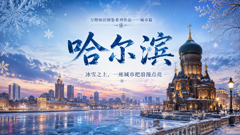 万物知识图鉴系列作品PPT——哈尔滨【4K】