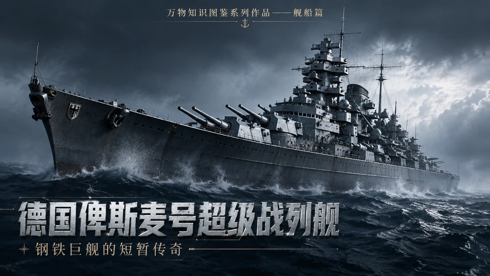 万物知识图鉴系列作品PPT——德国俾斯麦号超级战列舰【4K】