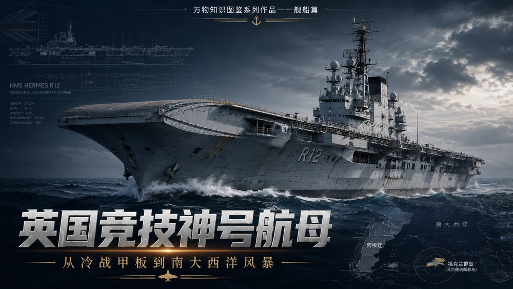 万物知识图鉴系列作品PPT——英国竞技神号航母【4K】
