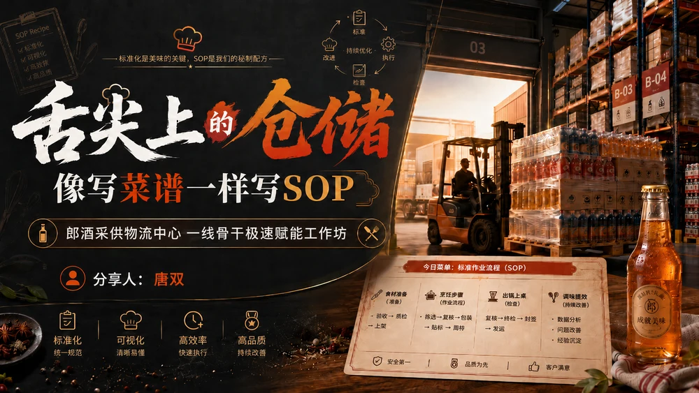 舌尖上的仓储·SOP制作培训
