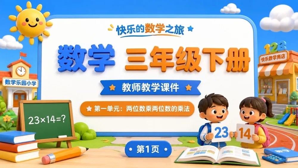 西师版小学三年级数学课件（部分）
