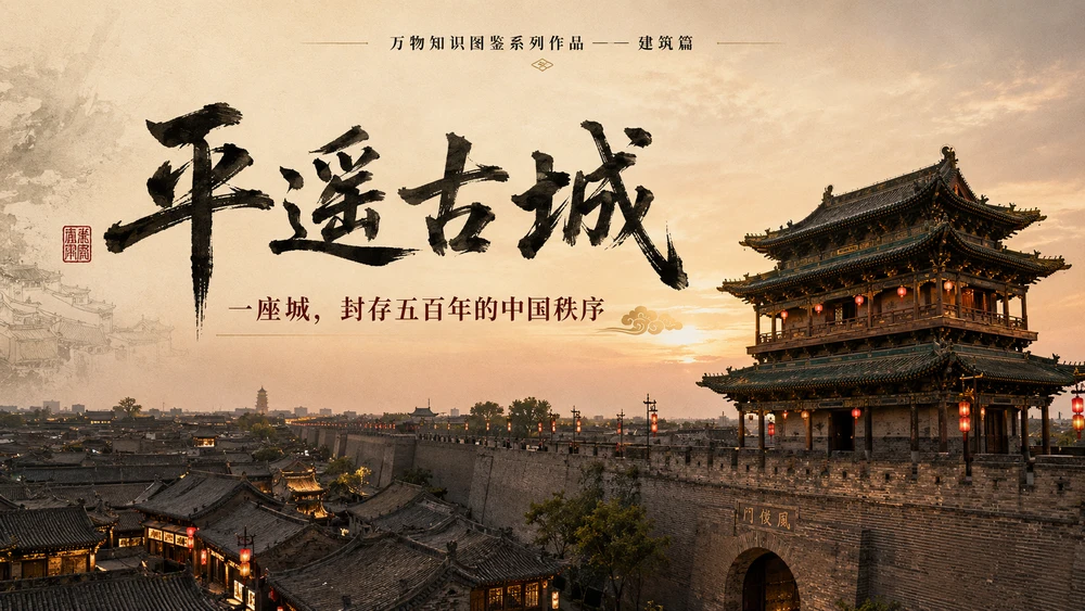 万物知识图鉴系列作品PPT——平遥古城【4K】