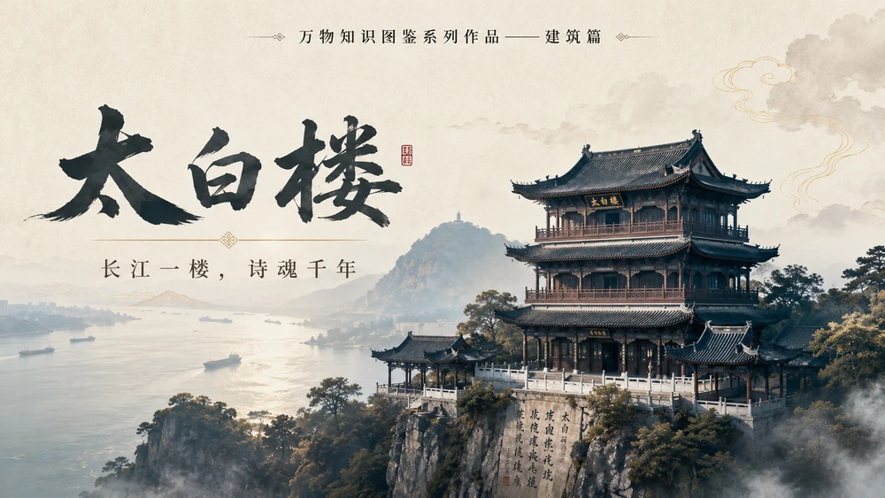 万物知识图鉴系列作品PPT——太白楼【4K】