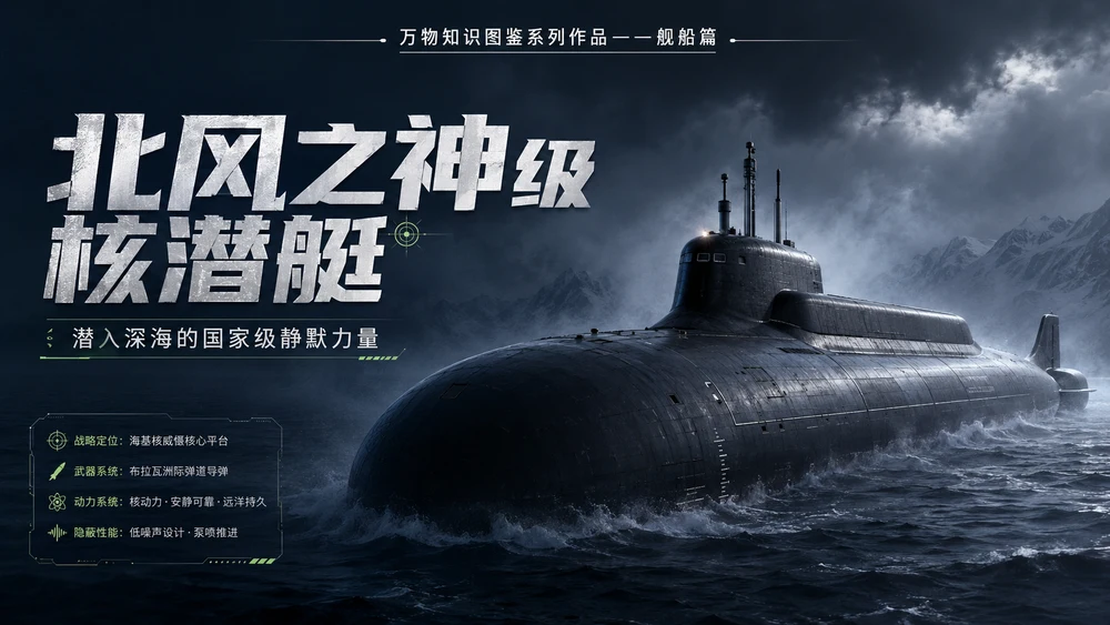 万物知识图鉴系列作品PPT——北风之神级核潜艇【4K】